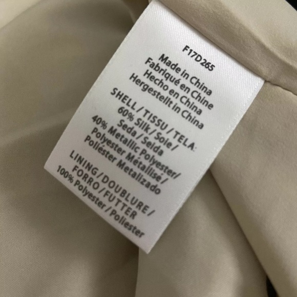 🆕 Rachel Zoe One Shoulder Metallic Dress size 6 - Picture 6 of 7